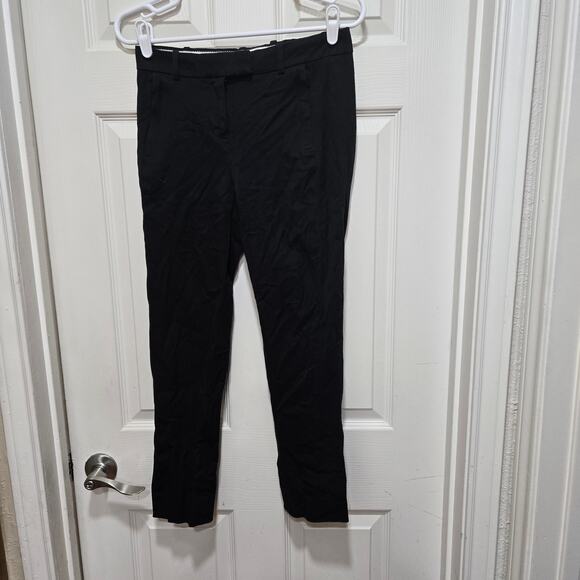 J.Crew Maddie Black Slim Ankle Pants Size 2P Petite - Picture 10 of 10
